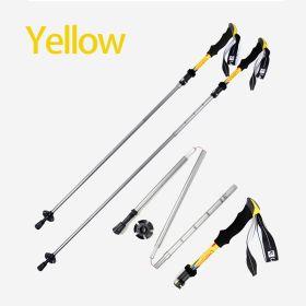 Lightweight 5-section Foldable 7075 Trekking Pole Hiking Pole