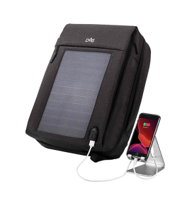 solar power generation leisure backpack.  10W, 5V / 3A, 9V / 2A fast charging, 5000 mAh energy storage, USB, high-end waterproof